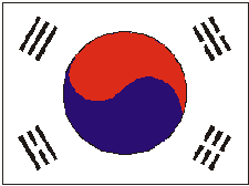 Commerce Choi Kwang Do Korean Flag