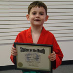 Commerce Choi Kwang Do Student of the Month