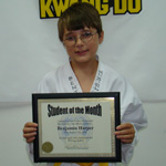 Commerce Choi Kwang Do Student of the Month